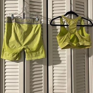 Gymshark two piece workout set